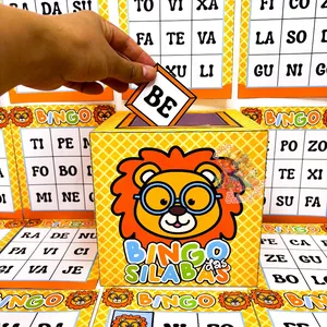 Imagem de capa para o Ebook 🦁✨ Bingo das Sílabas – Tema Leãozinho - MAGIA PEDAGÓGICA