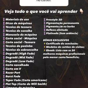 Imagem do curso CURSO BARBEIRO PROFISSIONAL