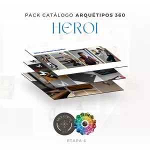 Imagem de capa para o Curso online PACK CATÁLOGO ARQUETÍPICO DIGITAL - HERÓI