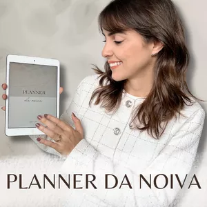 Imagem de capa para o Ebook Planner da Noiva - Digital e Imprimível | Véu e Capa