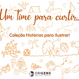 Imagem de capa para o Ebook História para Ilustrar: Um Time para Curtir ( Portuguese learners)