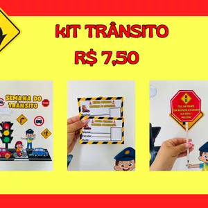 Imagem de capa para o Ebook 🚗Semana do trânsito🚍