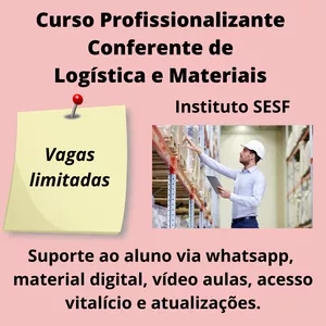 Curso Curso Conferente de Logística e Mercadorias