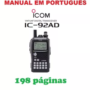 Imagem principal do produto Manual em Português do Rádio ICOM modelo IC-92AD