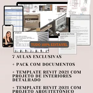 Imagem do curso COMBO ARQ com PACK documentos+PROJETOS+7 AULAS EXCLUSIVAS COM PASSO A PASSO processo de projetos