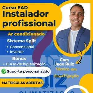 Imagem de Curso de instalador profissional de ar condicionado Metodo SS criado por Jean Ruiz na hotmart