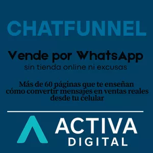 Imagen de portada para Ebook Vende desde WhatsApp con ChatFunnel: Tu primer sistema sin web ni experiencia