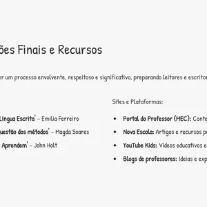 Imagem de capa para o Curso online Alfabetização atualizada 
