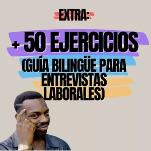 Imagen de portada para Curso online + 50 Ejercicios (Guía Bilingüe para Entrevistas Laborales)