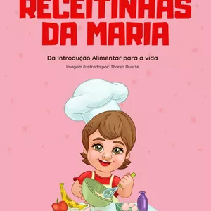 Imagem de capa para o Ebook E-book de Receitinhas da Maria