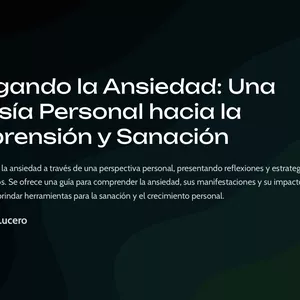 Imagen de portada para Ebook Navegando la tormenta interior: Supera la ansiedad y encuentra la Paz