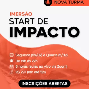 Imagem de capa para o Curso online START DE IMPACTO