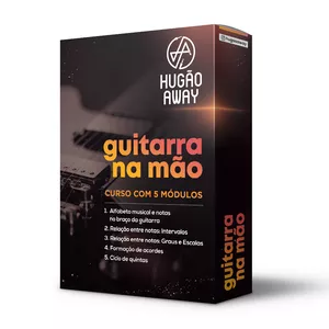 Imagem de capa para o Curso online Guitarra Na Mão. Teoria Musical Básica Para Guitarristas.