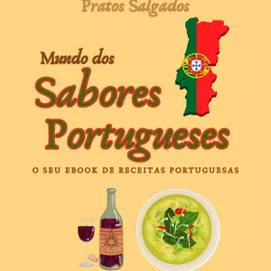 Imagem de capa para o Ebook Mundo dos Sabores Portugueses