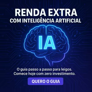 Imagem de capa para o Ebook O Guia Prático da Renda Extra com IA