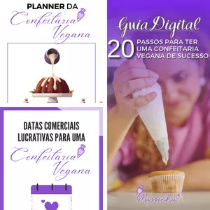 Imagem de capa para o Ebook COMBO: Guia 20 passos para uma confeitaria + Planner + Calendário Datas Lucrativas