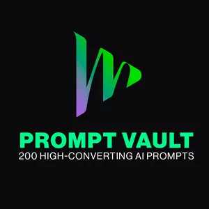 Cover image for Ebook Prompt Vault — 200 High-Converting AI Prompts for Faceless Creators