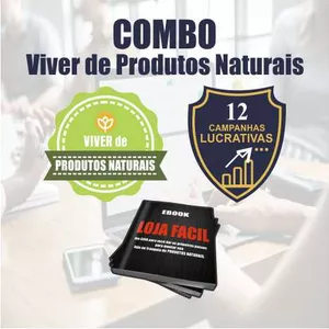 Imagem de capa para o Curso online COMBO VIVER DE PRODUTOS NATURAIS 3x1