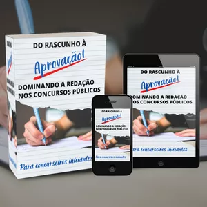 Imagem de capa para o Ebook DO RASCUNHO À APROVAÇÃO: DOMINANDO A REDAÇÃO NOS CONCURSOS PÚBLICOS (PARA CONCURSEIROS INICIANTES)