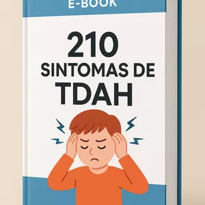 Imagem de capa para o Ebook 210 sintomas da TDAH 