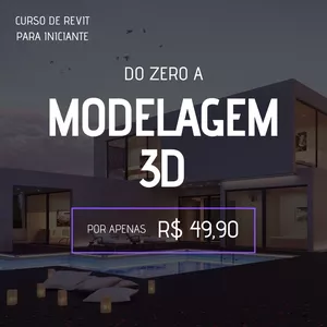 Imagem de capa para o Curso online Curso de introdução ao Revit + Template