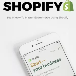 Imagem de capa para o Ebook Comércio eletrônico com Shopify 