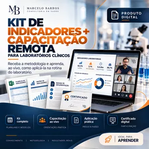 Kit Completo para Gestão de Indicadores em Laboratórios com Capacitação Remota 