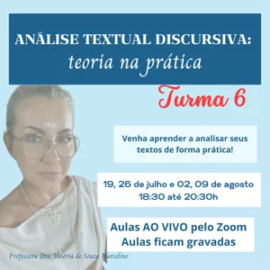Imagem de capa para o Curso online Análise Textual Discursiva: teoria na prática - Turma 6
