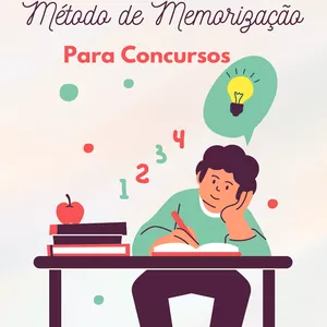 Imagem de capa para o Ebook Método de Memorização Para Concursos