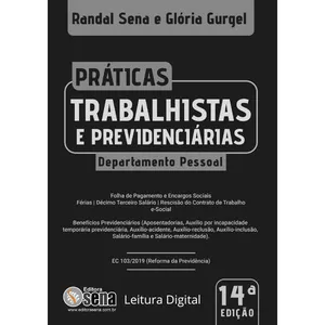 Imagem de capa para o Curso online LIVRO PRÁTICAS TRABALHISTAS E PREVIDENCIÁRIAS (Departamento Pessoal) - Leitura online