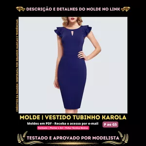 Imagem de capa para o Curso online ✨[Molde em PDF] - Vestido Tubinho Karola. ID 4532915✨