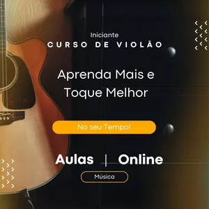 Imagem de capa para o Curso online Violão Online