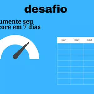 Imagem de capa para o Ebook desafio aumente seu score em 7 dias 
