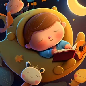 Imagem de capa para o Ebook  4 historias curtas para seu filho dormir 
