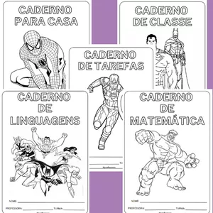 Imagem de capa para o Ebook CAPAS SUPER HERÓIS