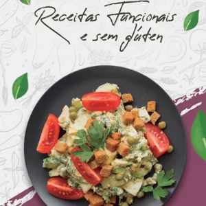 Imagem de capa para o Ebook E-book de Receitas Funcionais e sem Glúten
