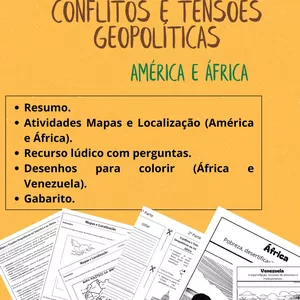 Imagem de capa para o Ebook Conflitos e Tensões Geopolíticas na América e África