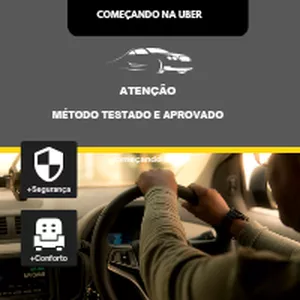 Imagem de capa para o Ebook começando na Uber
