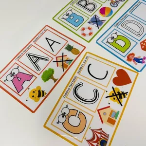 Imagem de capa para o Ebook CARDS DO ALFABETO