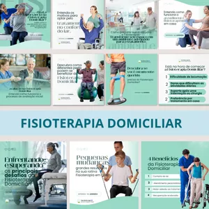 Imagem de capa para o Curso online PACK FISIOTERAPIA DOMICILIAR