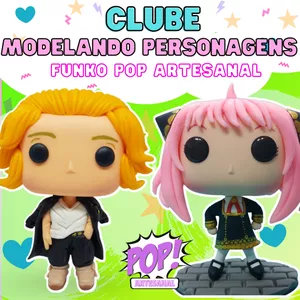 Imagem de capa para o Curso online Clube Modelando Personagens Funko Pop Artesanal