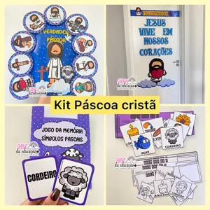 Imagem de capa para o Ebook kit páscoa cristã