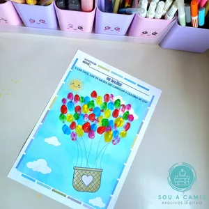 Imagem de capa para o Ebook Atividade - Os Balões🎈