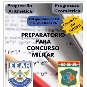 Imagem de capa para o Ebook 100 QUESTÕES P.A. &amp; 100 QUESTÕES P.G. [APOSTILA PARA CONCURSOS]