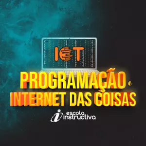 Imagem de capa para o Curso online  Programação de microcontroladores e ESP32 - Internet das coisas