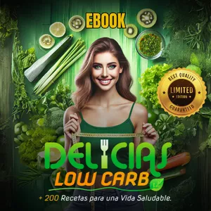 Imagen de portada para Curso online DELICIAS LOW CARB : + 200 RECETAS PARA UNA VIDA SALUDABLE (EBOOK)