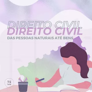Imagem de capa para o Ebook Direito Civil - de pessoas naturais até bens