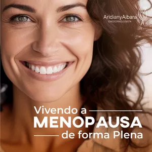 Imagem de capa para o Ebook Vivendo a Menopausa de Forma Plena