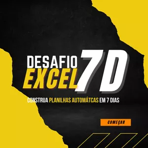 Imagem de capa para o Curso online E7D - Desafio Excel 7D