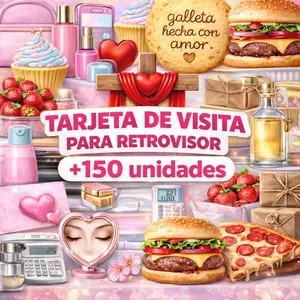 Imagen de portada para Ebook +150 diseños editables para retrovisor (Plan Completo)